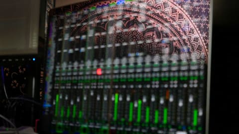 La regia di OFFLMTS vista dalla postazione di lavoro